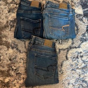 American Eagle jeans lot of 3